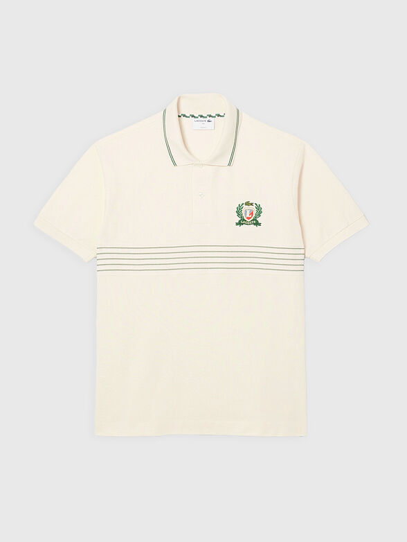 Polo shirt with accent stitching - 1