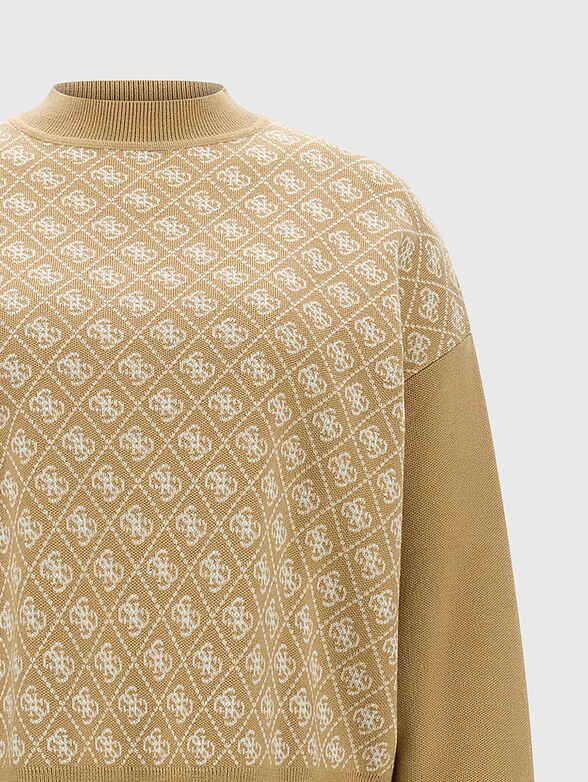 Turtleneck sweater with 4G logo - 2