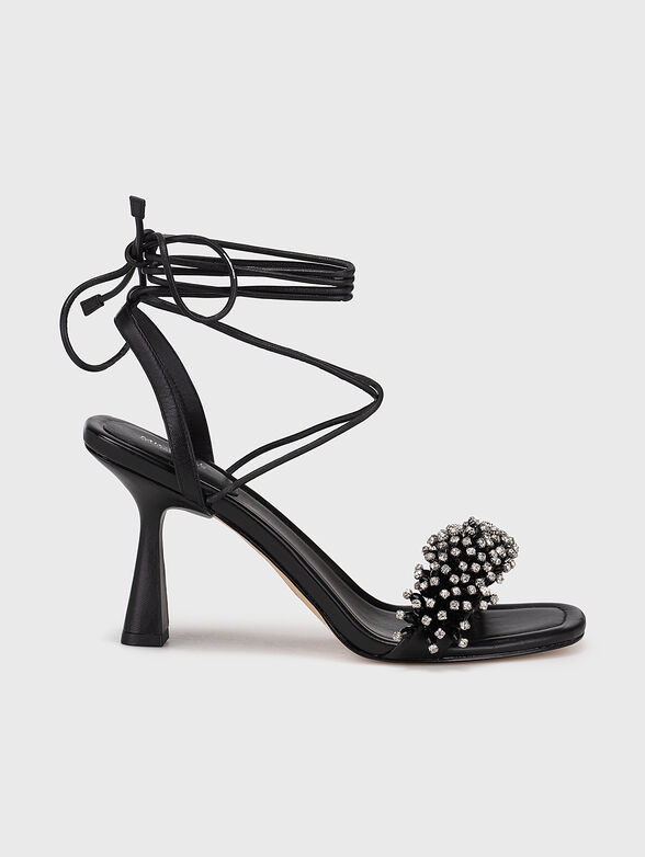 LUCIA leather heeled sandals - 1