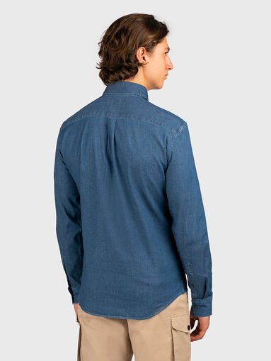 Shirt with denim effect - 3
