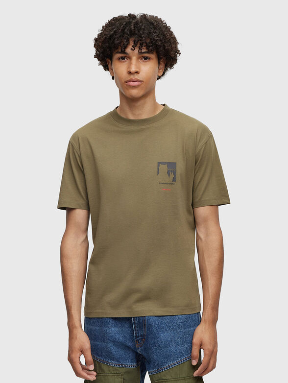 DAMPEGGIO cotton T-shirt with print - 1