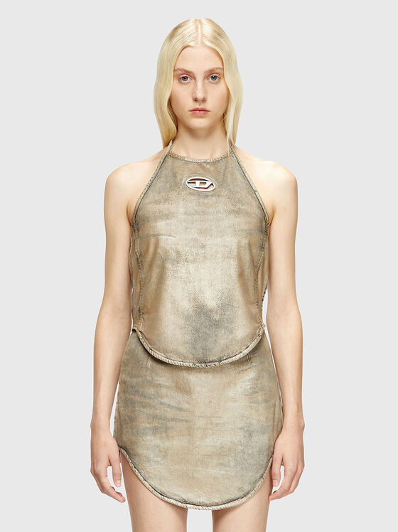 DE-BRENDA-S top with accent logo - 1