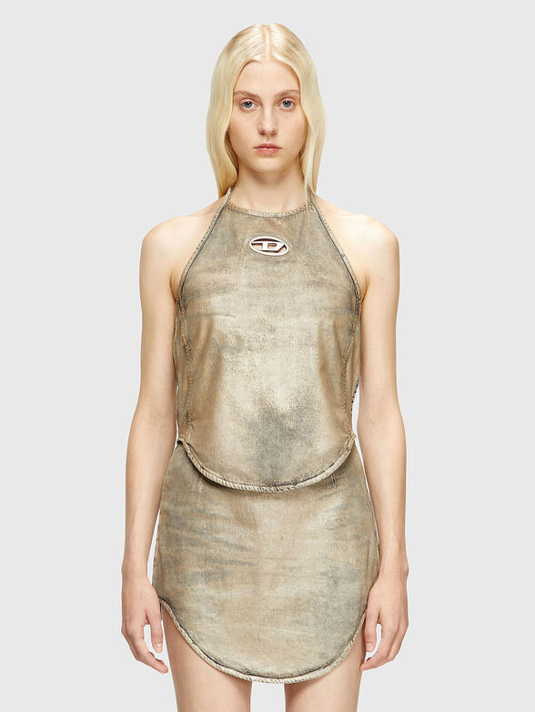 DE-BRENDA-S top with accent logo - 1