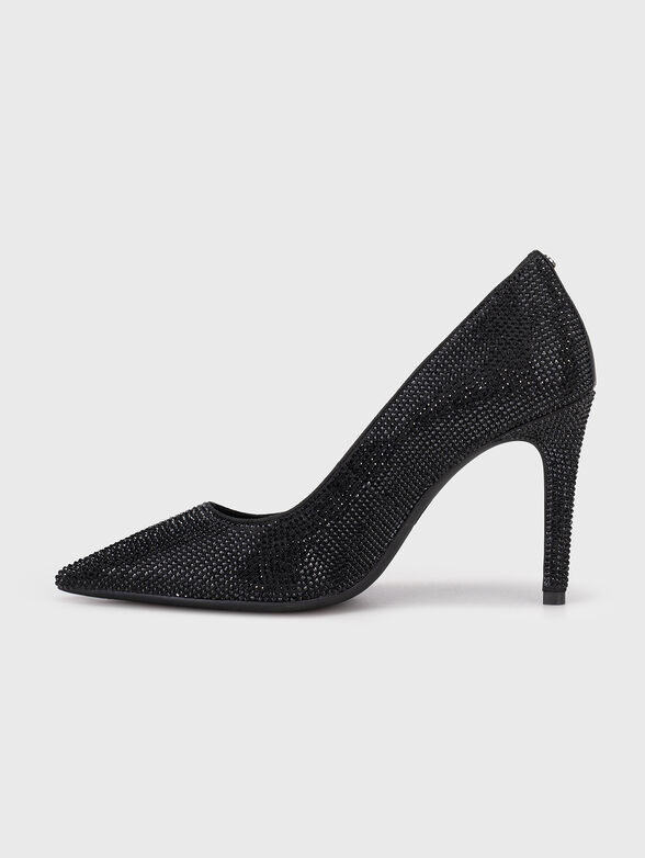 ALINA heeled shoes with applied rhinestones - 4