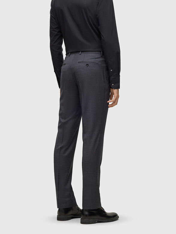 Dark grey three-piece wool suit - 3