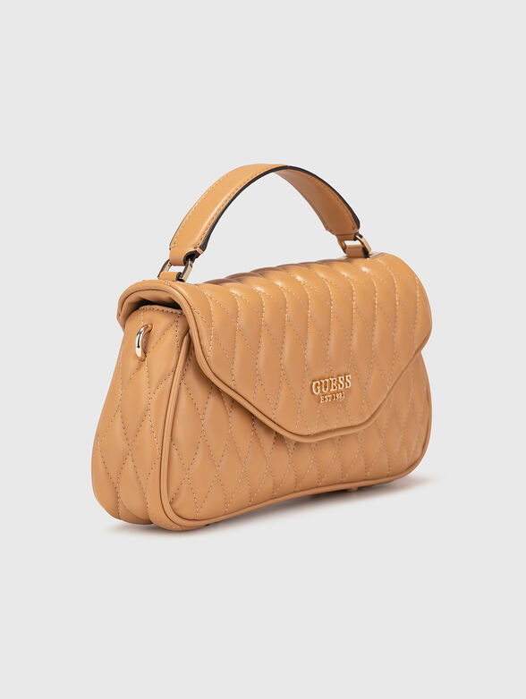 VALLA beige quilted effect bag - 4