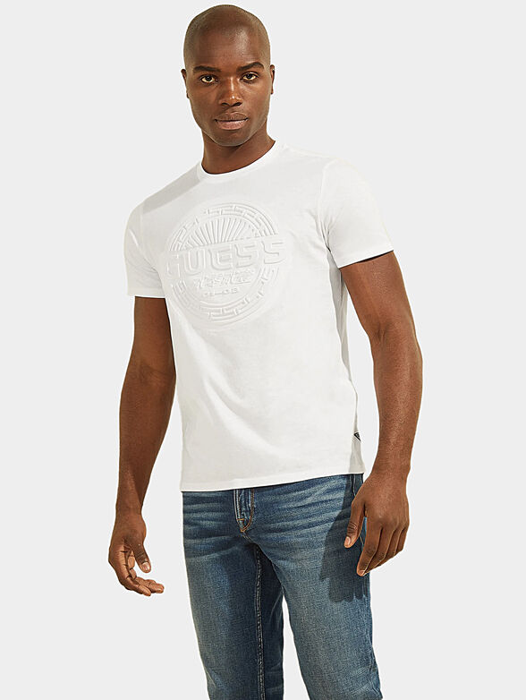 T-shirt with embossed logo - 1