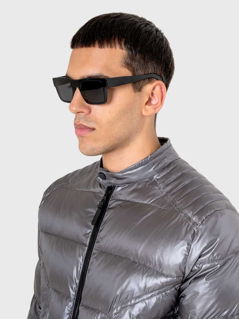 Quilted jacket in black - 3