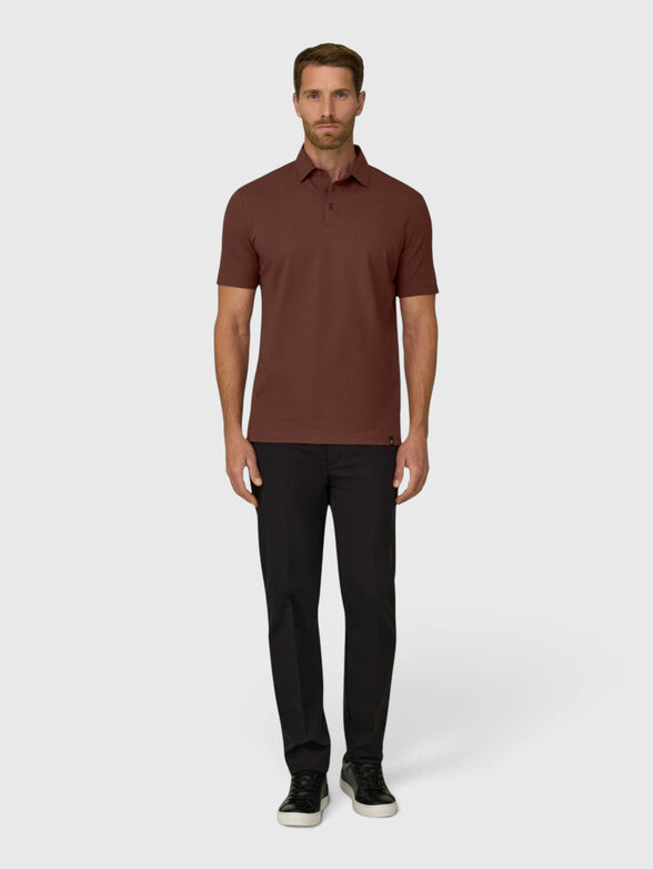 Cotton-blend polo shirt - 2