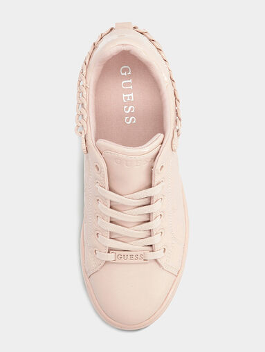 Sneakers in pink color - 4