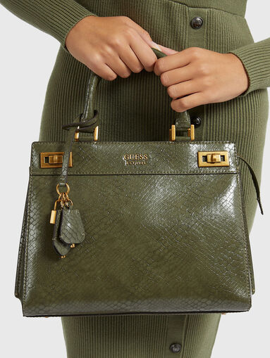 KATEY handbag with snake texture - 3