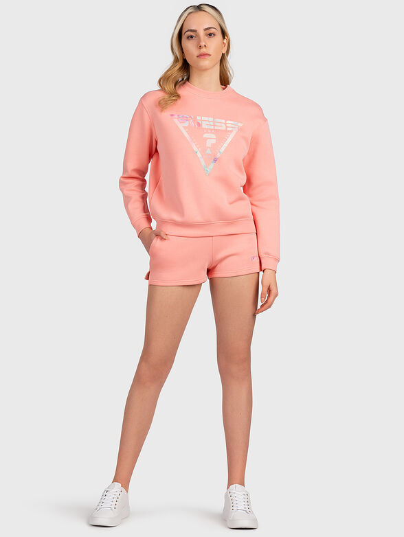 EMELY sweatshirt with multicolor logo print - 2