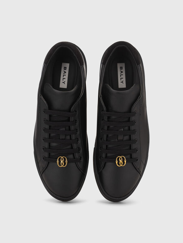 RYVER black sneakers with metal detail - 6