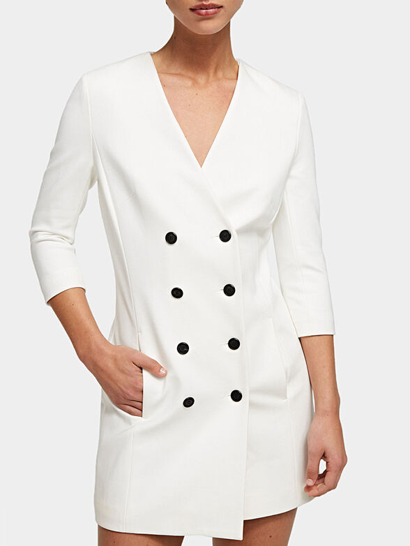 White blazer dress - 4
