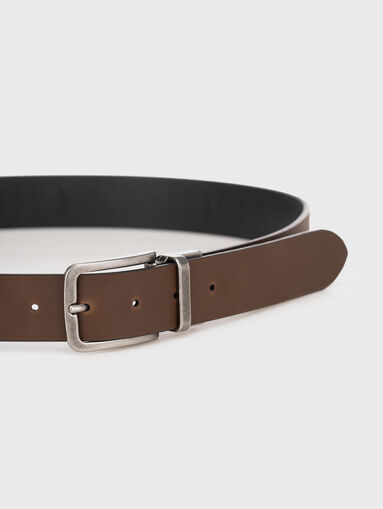 Reversible belt with metal buckle - 4