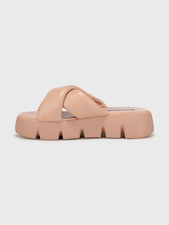 BROADCAST beige sandals - 4