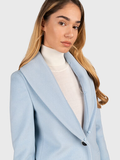 Wool blend coat - 4