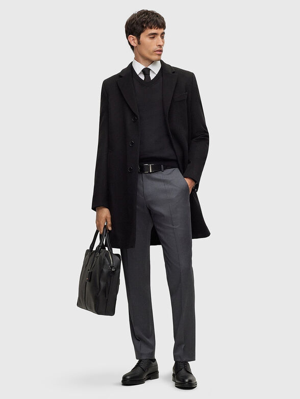 Coat in wool and cashmere - 2