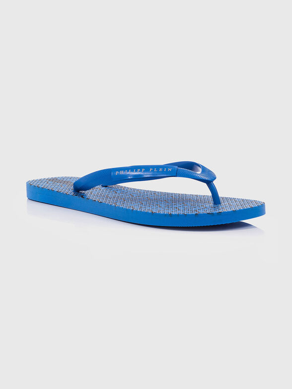 Flip-flops with monogram print - 1