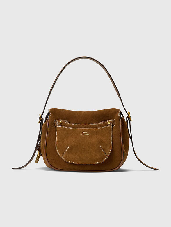 Suede bag with long handle - 1