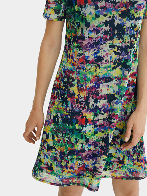 Dress ANN with art print - 3