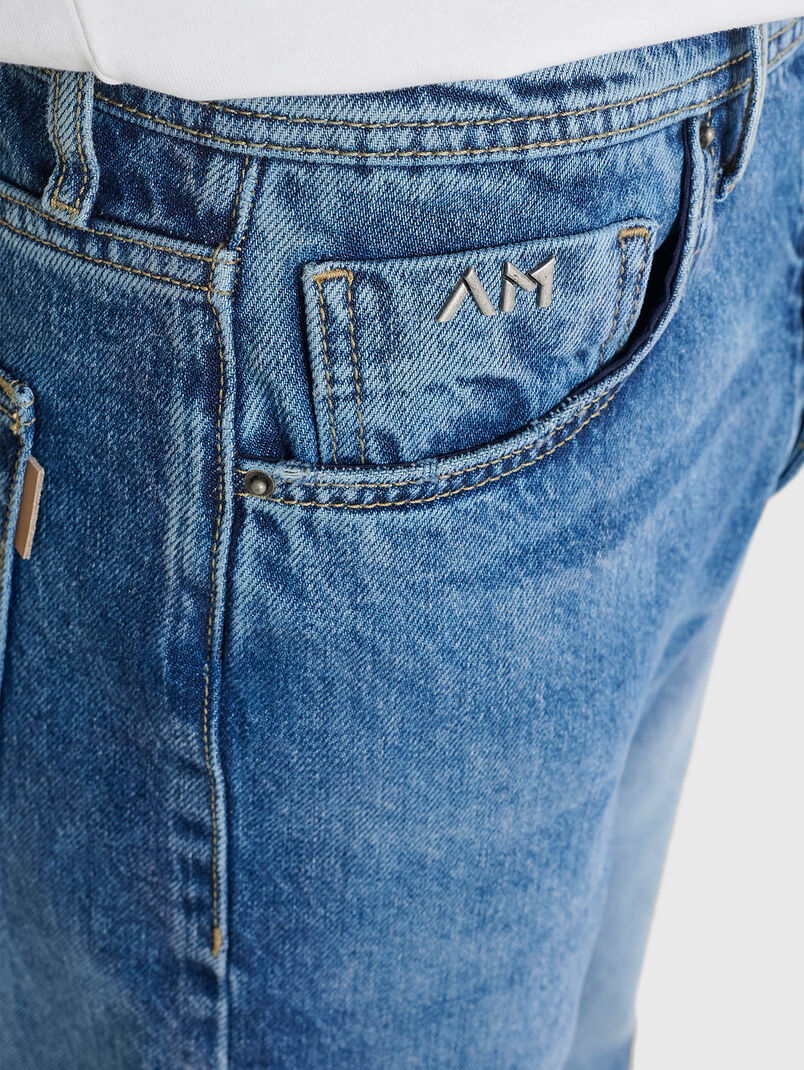 BRAD Straight jeans with a bleached effect - 3