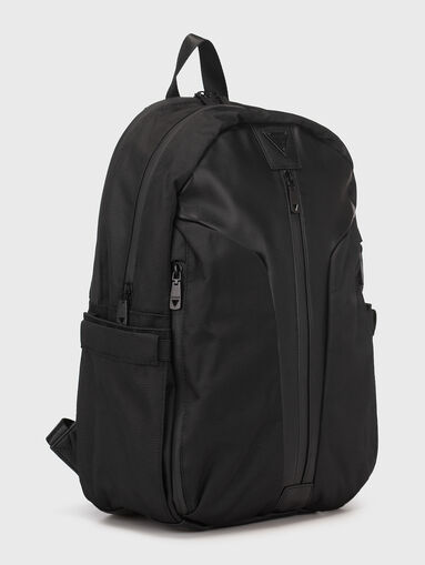 Black backpack with zip  - 5