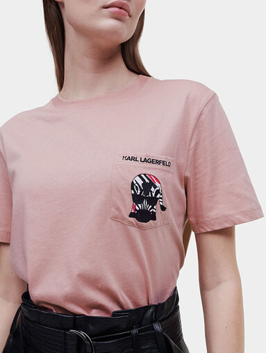 T-shirt with pocket Ikonik Karlimal - 5