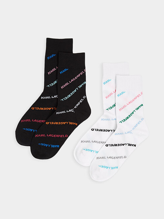 Сет от 2 чифта чорапи K/FUTURISTIC  - 1