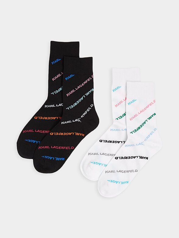 K/FUTURISTIC set of 2 pairs of socks - 1