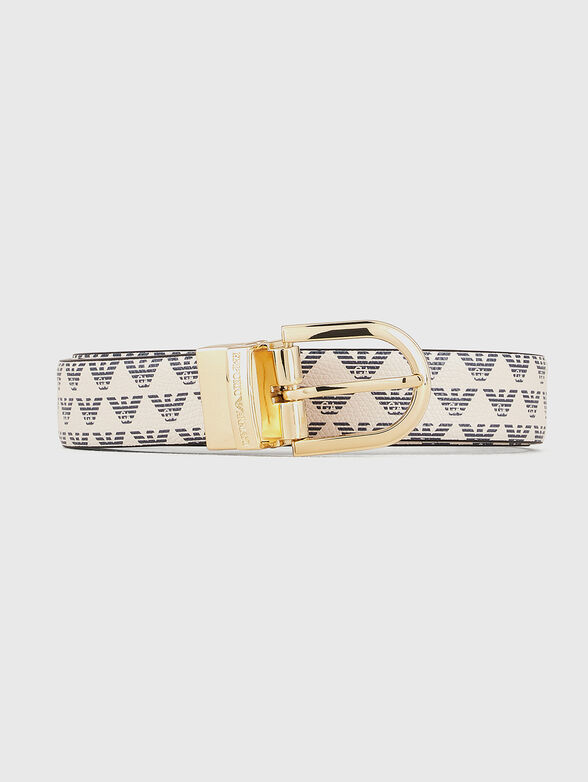 Belt with monogram print  - 1