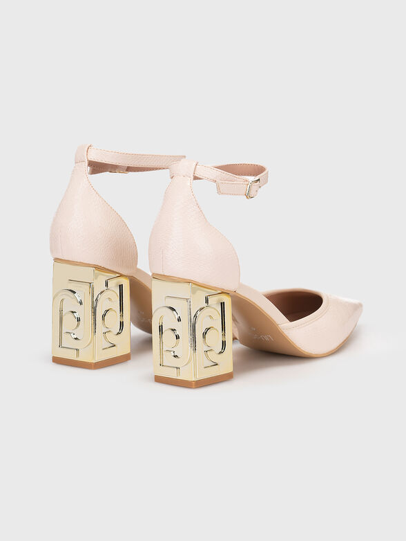 ELLA 02 shoes with accent logo heel - 3