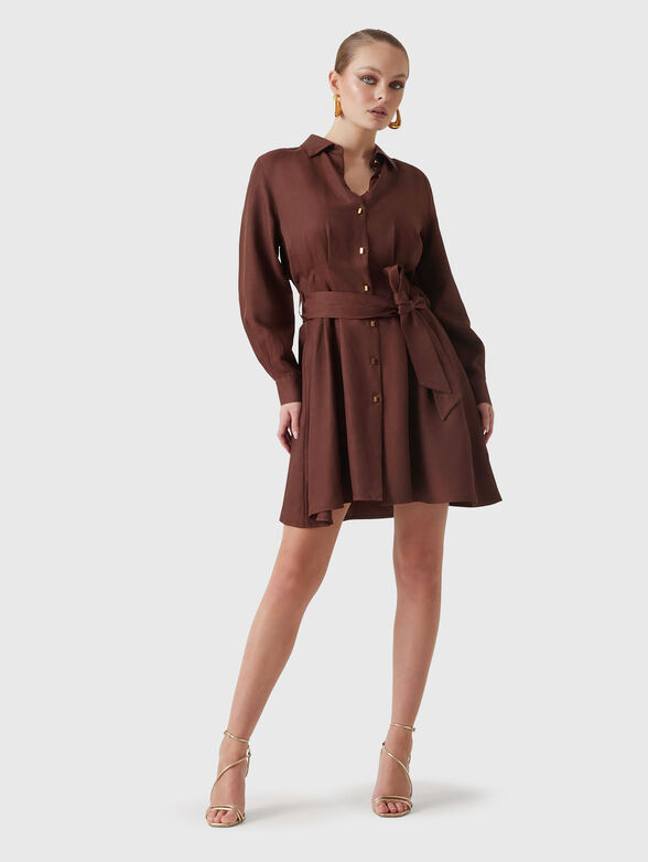 GRETA mini dress with long sleeves - 4