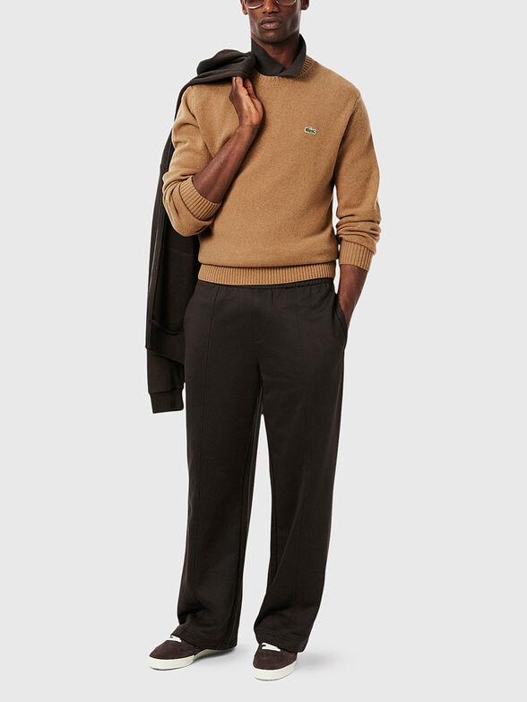 Crew neck green sweater - 2