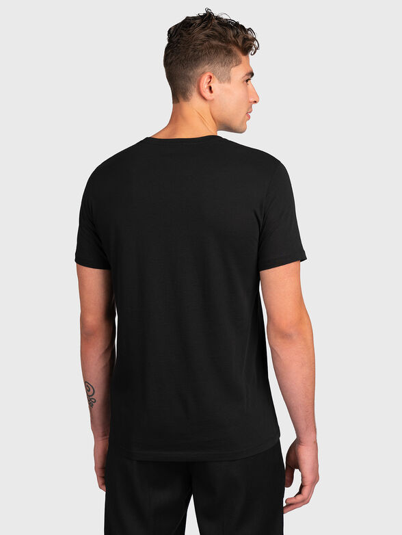 Black t-shirt with print - 2