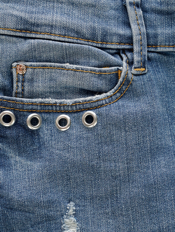 Jeans with abrasions - 4