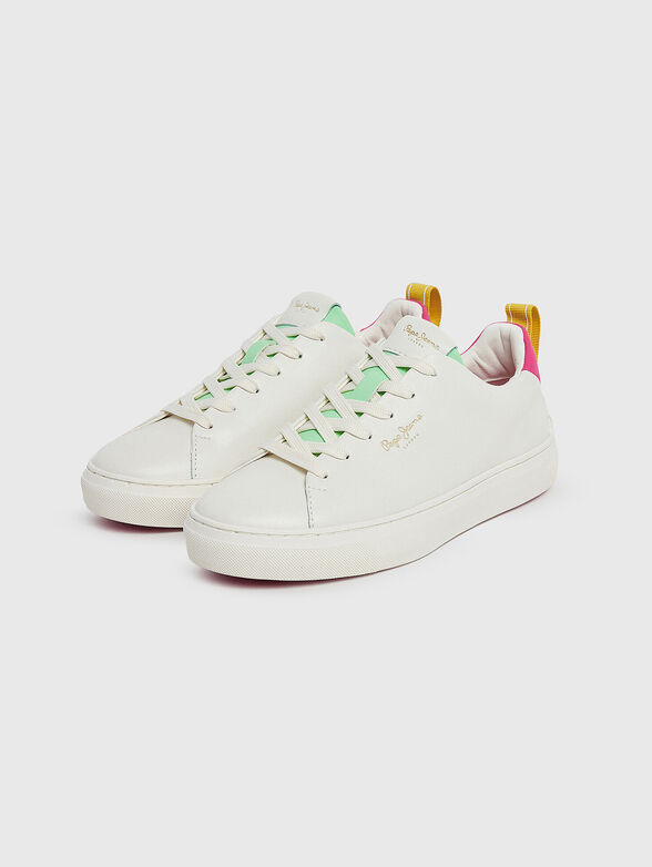 Leather sneakers CAMDEN STREET W with colour details - 2