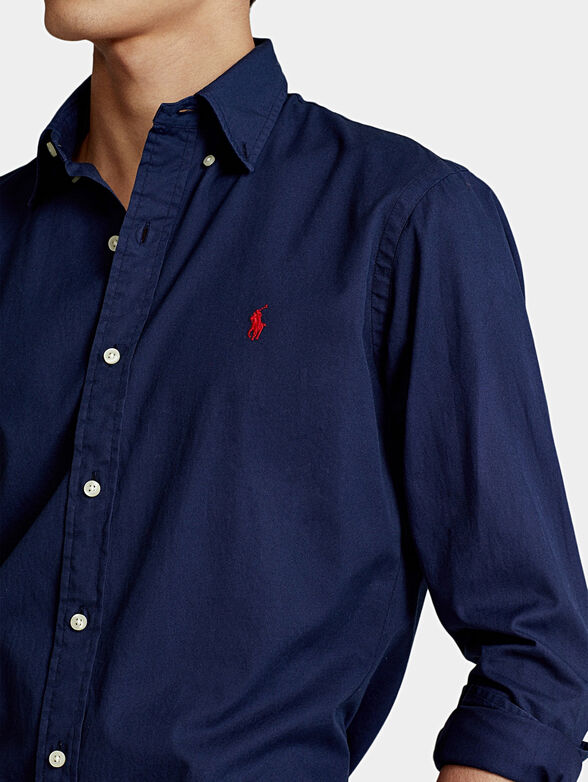 Dark blue shirt - 4