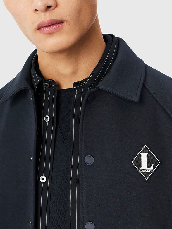 Bomber jacket with logo detail - 4