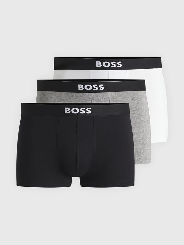 Set of three black boxers - 1