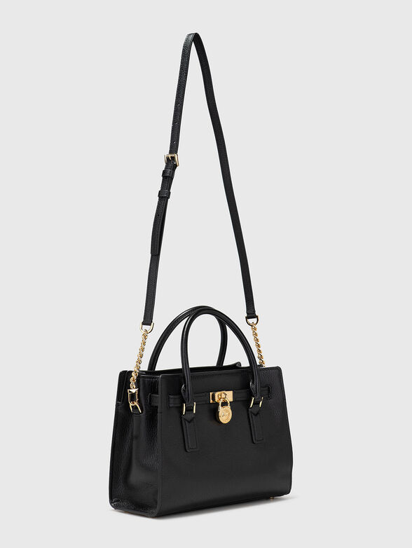 Black leather bag  - 2