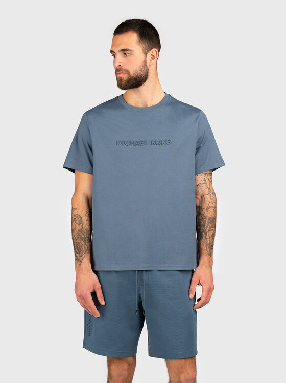 Тениска с релефно лого - 1