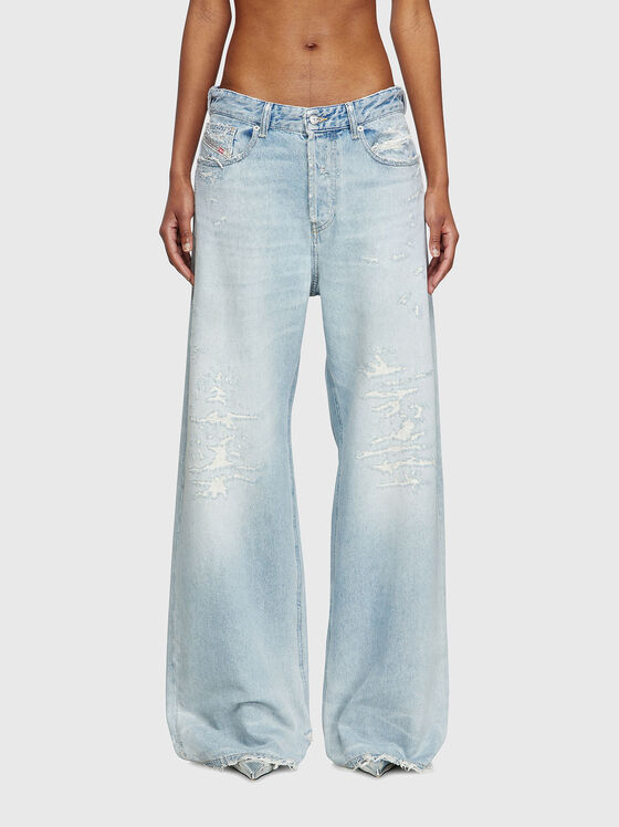 1996 D-SIRE L.30 jeans with accent rips - 1