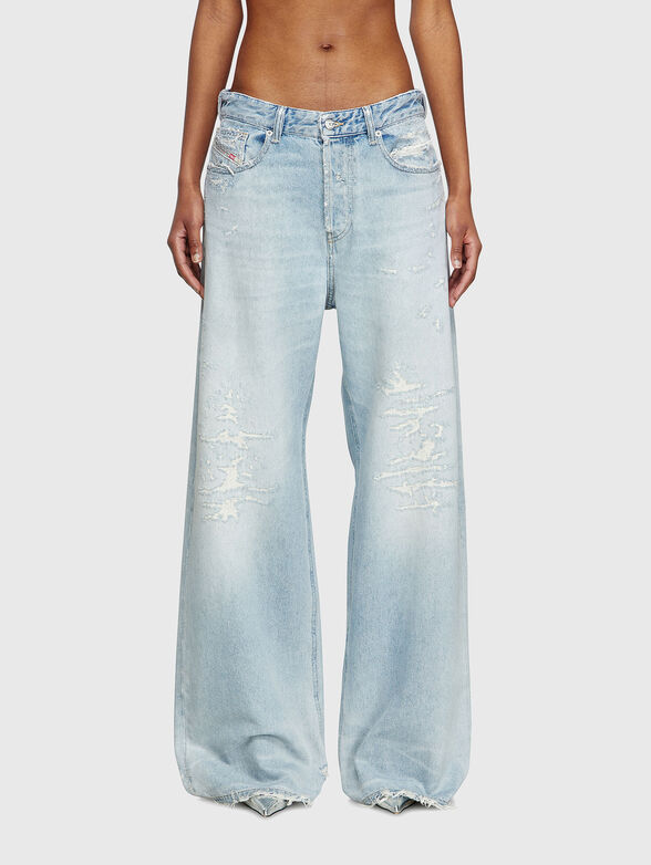 1996 D-SIRE L.30 jeans with accent rips - 1