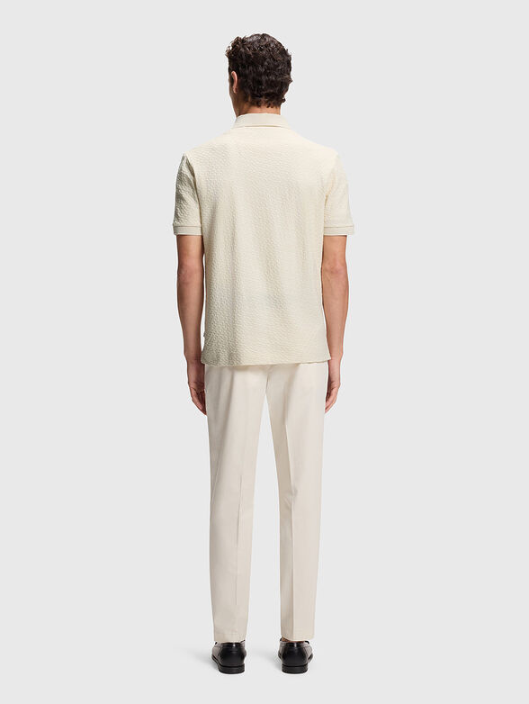 Polo shirt with a jacquard pattern - 3