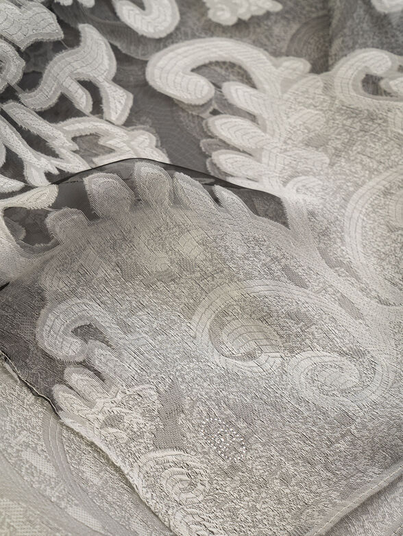 Scarf with sheer effect - 4