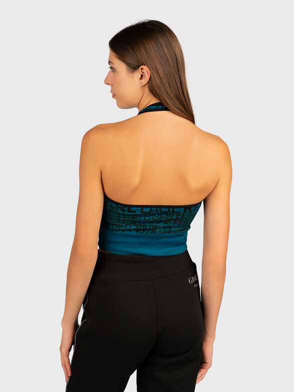 Cropped top with logo detail - 2