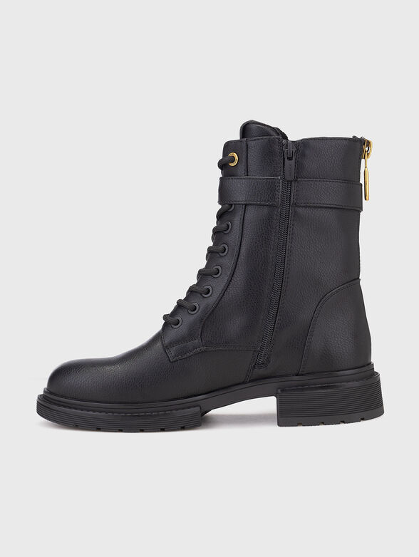 KIMBERLY GLAD ankle boots with gold logo - 4