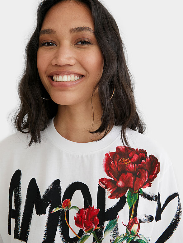 CELIDONIA Tee with floral motifs - 3
