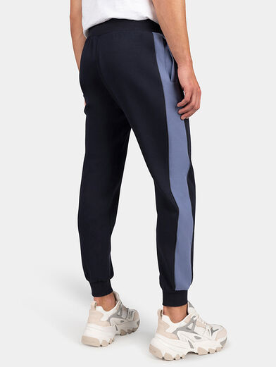 MERV blue sports pants with embossed logo - 2